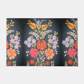Paillasson fleurs hongroises - couleurs vives (Devant)
