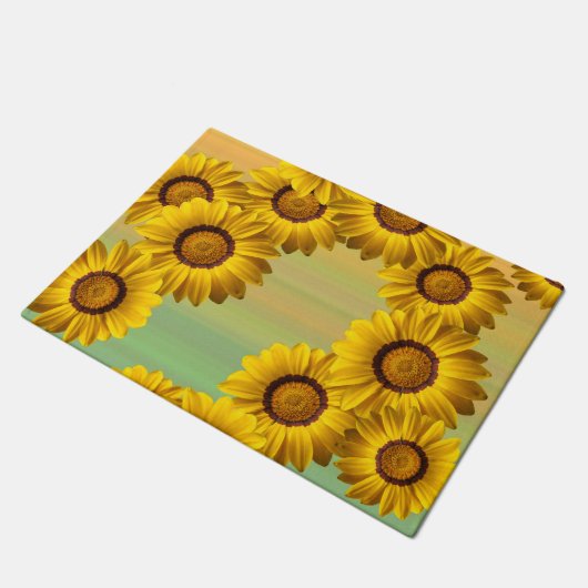 Paillasson Fleurs jaunes au printemps (Incliné)