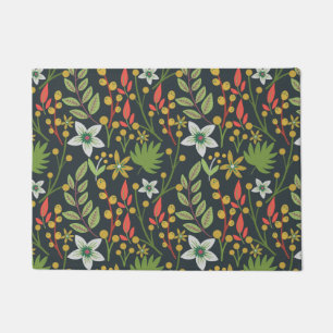 Paillasson Fleurs motifs colorées florales sans couture et qu