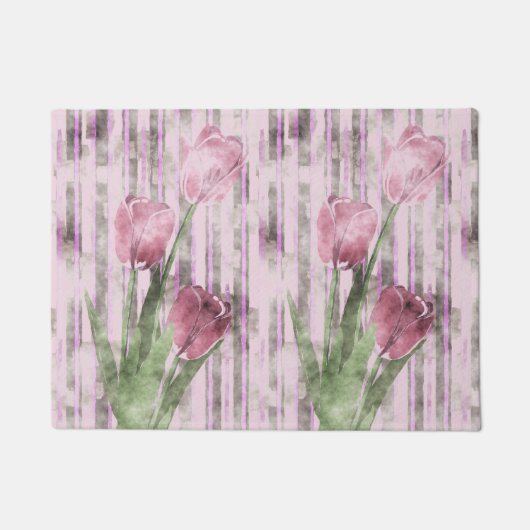 Paillasson Fleurs Porte Mat (Devant)