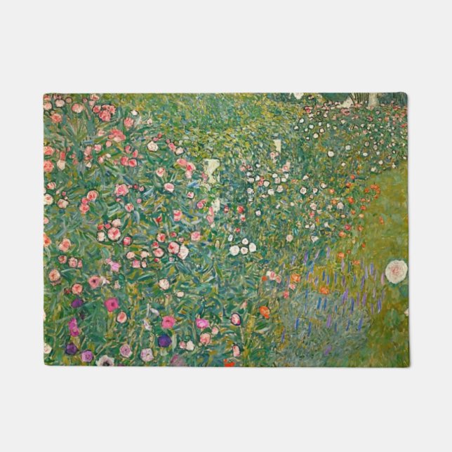Paillasson Fleurs roses Gustav Klimt (Devant)