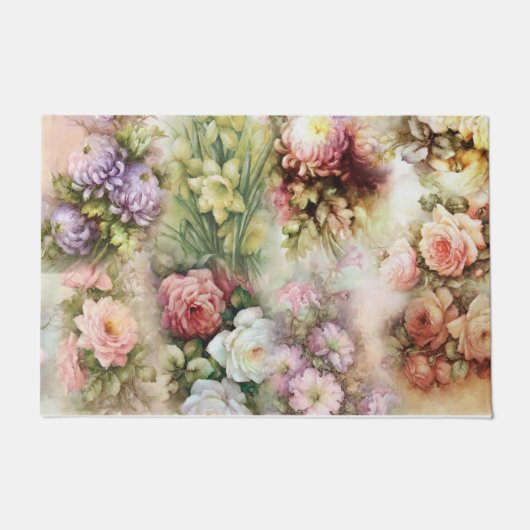 Paillasson Fleurs vintages (Devant)