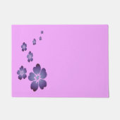 Paillasson Fleurs violettes (Devant)