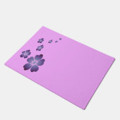 Paillasson Fleurs violettes (Incliné)