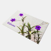 Paillasson Fleurs violettes dans la brise (Incliné)