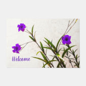 Paillasson Fleurs violettes dans la brise (Devant)