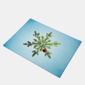 Paillasson Flocon de neige à pin de Noël (Incliné)