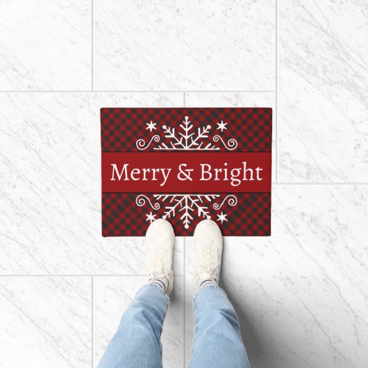 Paillasson flocon de neige Plaid Merry & Bright (Intérieur)