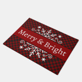 Paillasson flocon de neige Plaid Merry & Bright (Incliné)