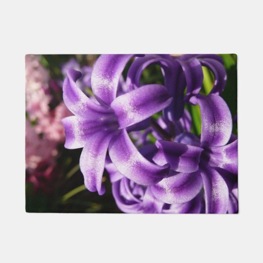 Paillasson Floral Blue Hyacinth (Devant)