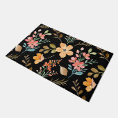 Paillasson Floral Surface Motif - Mode Aquarelle Ressort (Incliné)