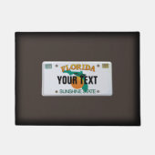 Paillasson Floride License Plate Doormat (personnalisable) (Devant)