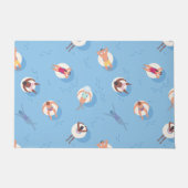 Paillasson Flottant dans le Motif de la rivière Lazy (Devant)