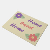 Paillasson Flower Home Welcome Mat (Incliné)