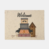 Paillasson Foi primitive Famille Amis Porte Mat (Devant)