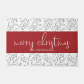 Paillasson Folithe de Noël et baies (Devant)