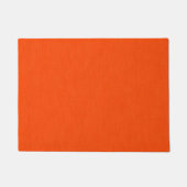 Paillasson Fond orange texturé calme et simple (Devant)