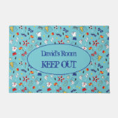 Paillasson Football Garçons Chambre À Coucher (Devant)