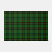 Paillasson Forbes tartan vert noir plaid (Devant)