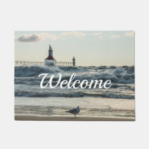 Paillasson Force derrière la beauté Welcome Doormat
