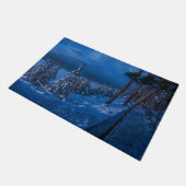 Paillasson Forest path at winter night (Incliné)