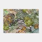 Paillasson Forêt abstraite colorée (Devant)