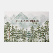 Paillasson Forêt de pins et Montagnes (Devant)