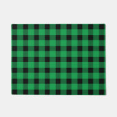 Paillasson Forêt Green Buffalo Country Lumberjack Plaid (Devant)