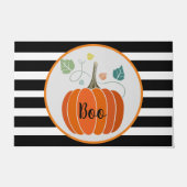 Paillasson Format Citrouille "Boo" Halloween (Devant)