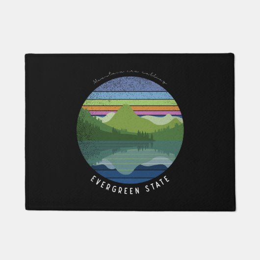 Paillasson Format de port d'état à feuillage persistant (Devant)