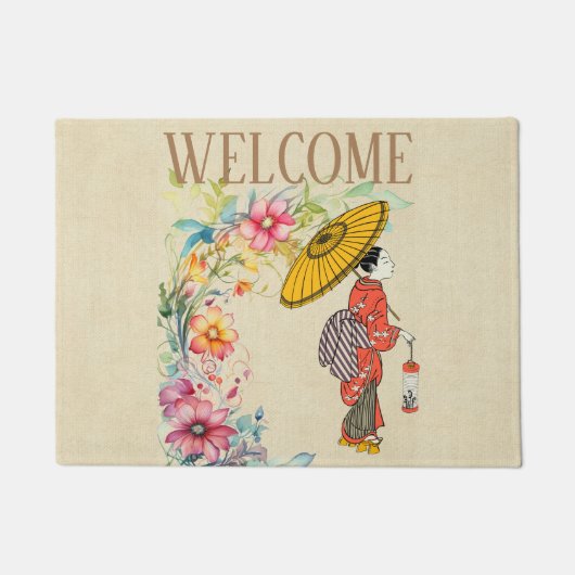 Paillasson Format féminin asiatique (Devant)