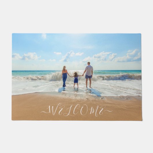 Paillasson Format photo personnalisé Votre propre design Text (Devant)