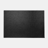 Paillasson Forme d'hexagone noir (Devant)