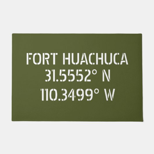 Paillasson Fort Huachuca Latitude Longitude (Devant)