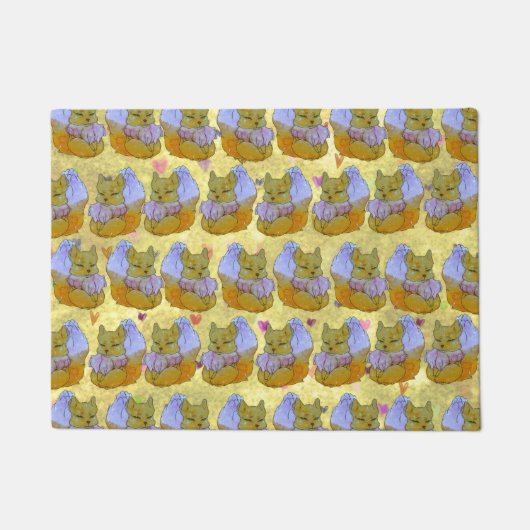 Paillasson Fox named Dice (Devant)