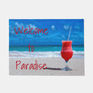Paillasson Fraise Daiquiri Tropical Punch Caribbean Beach
