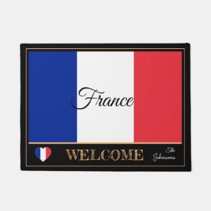 Paillasson France et France Pavillon de France mat / sports B