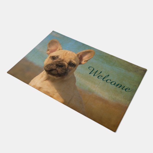 Paillasson French Bulldog Chien Chien Chien Chien Chien Vinta (Incliné)