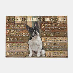Paillasson French Doormat, Dog Decor, French Bulldog