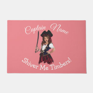 Paillasson Fun Rose Girl Pirate