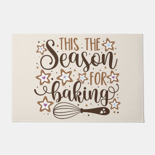 Paillasson Fun 'Tis Season for Baking Design (Devant)