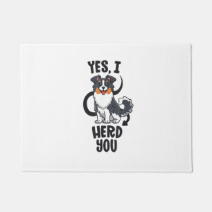 Paillasson Funky Australian Shepherd Maman Cadeaux Aussie Oui