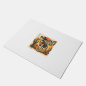 Paillasson Funky Sheriff Chien Chemise Greyhound Whippet Chie (Incliné)