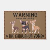 Paillasson Funny Chihuahua Zone Doormat, Chihuahua House (Devant)