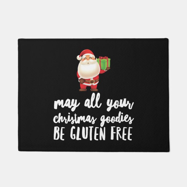 Paillasson Funny Christma Gluten Free (Devant)