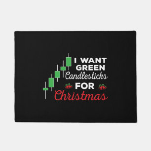 Paillasson Funny Christmas Stock Market