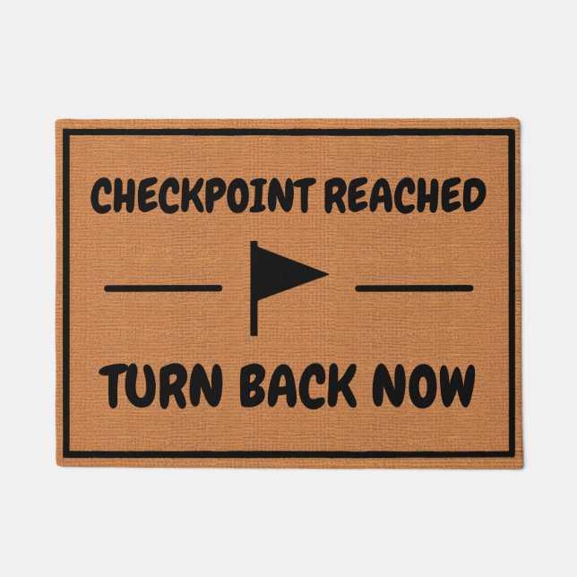 Paillasson Funny Gaming Humor Minimalist Rustic Introvert (Devant)