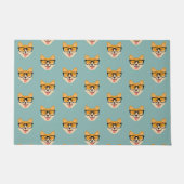 Paillasson Funny Hipster Corgi Motif (Devant)