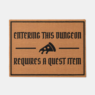 Paillasson Funny Nerdy Humour de jeu minimaliste rustique