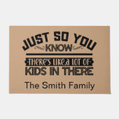 Paillasson Funny Personalized Welcome Doormat  (Devant)